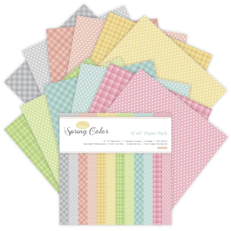 Art Craft Background - 12 arkuszy papieru rzemieślniczego w kolorach