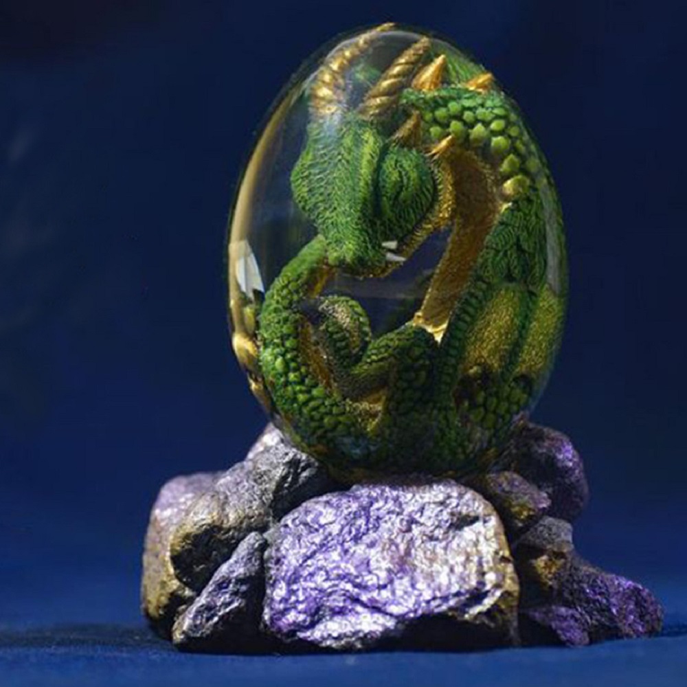 Art Craft Easter - Statuetka jaja smoka z lawy z