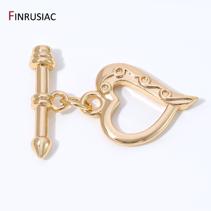 Art Craft Making - Złote (14K) pozłacane mosiężne zapięcia typu