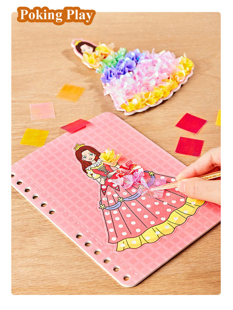 Art Craft 6 Year Old - DIY malowanie naklejki rękodzieło zabawki Kid