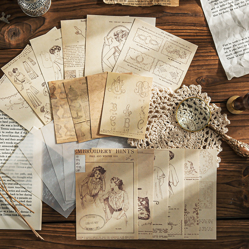 Art Craft Background - Zestaw papierów do scrapbookingu w stylu