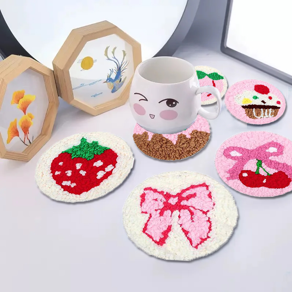 Art Craft Yarn - SDOYUNO 6 szt. Zestaw Podkładek do