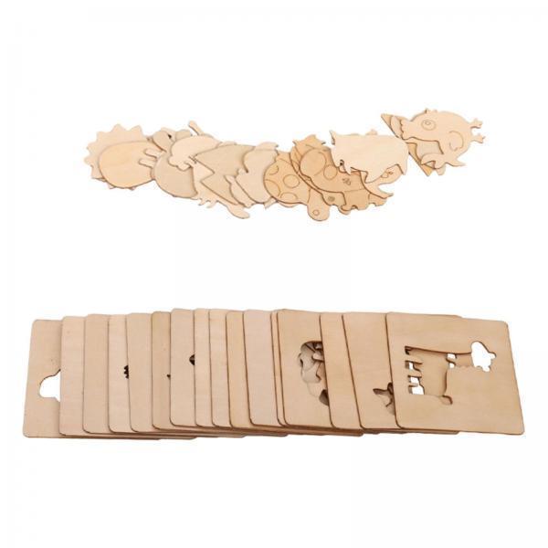 Art Craft For Preschoolers - Szablony do rysowania dla dzieci, drewniane,