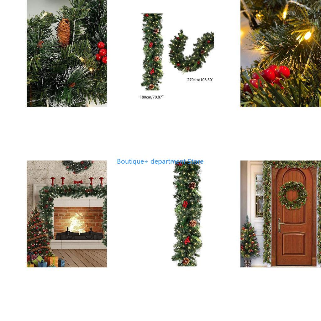 Art Craft Background - E1PD świąteczna girlanda Led Light sztuczne