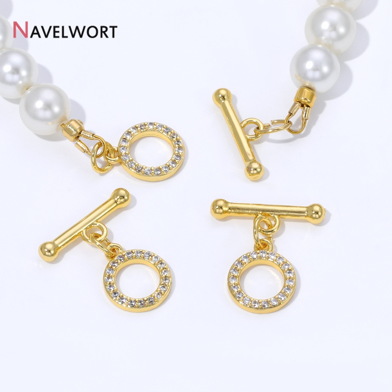 Art Craft Making - Złote (18K) pozłacane mosiężne zapięcia OT
