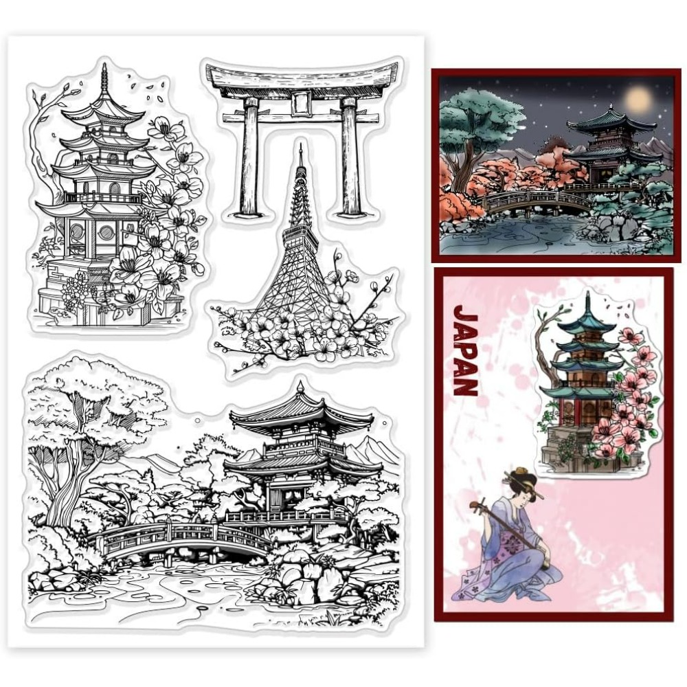 1Sheet Landscape Clear Stamps  – Rubber Stamp Blank recenzja i cena