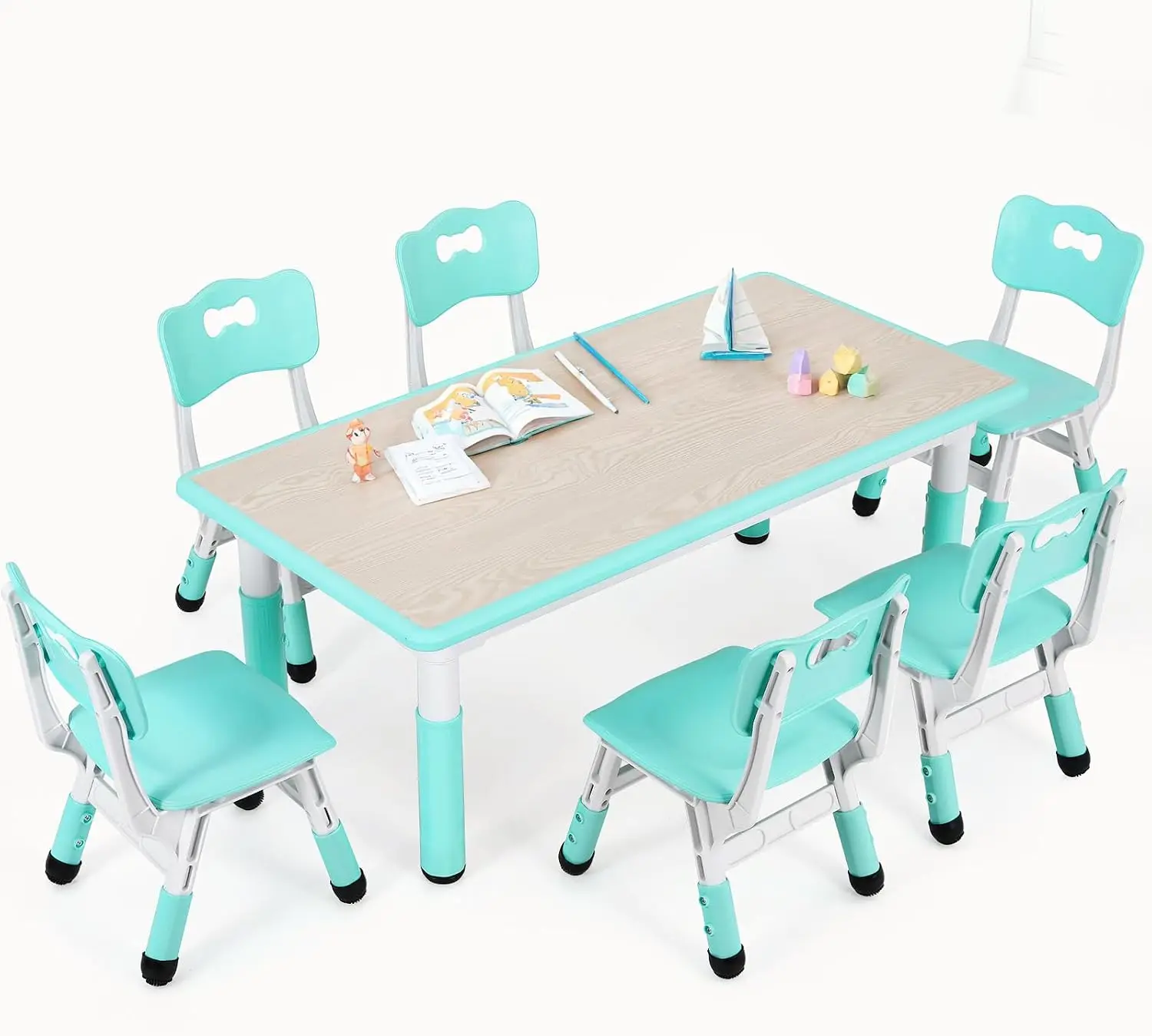 Zestaw stołu i 6 krzeseł dla d – Art Craft For Preschoolers recenzja i cena