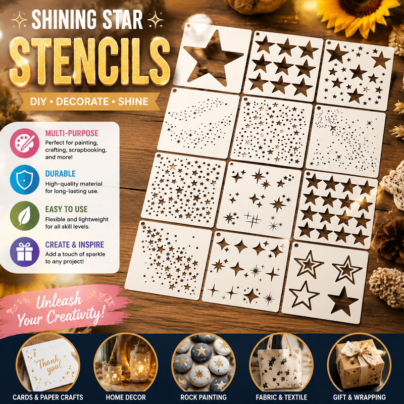 Wszechstronny szablon w kształ – Art Craft Background recenzja i cena