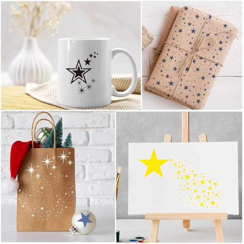 Wszechstronny szablon w kształ – Art Craft Background recenzja i cena