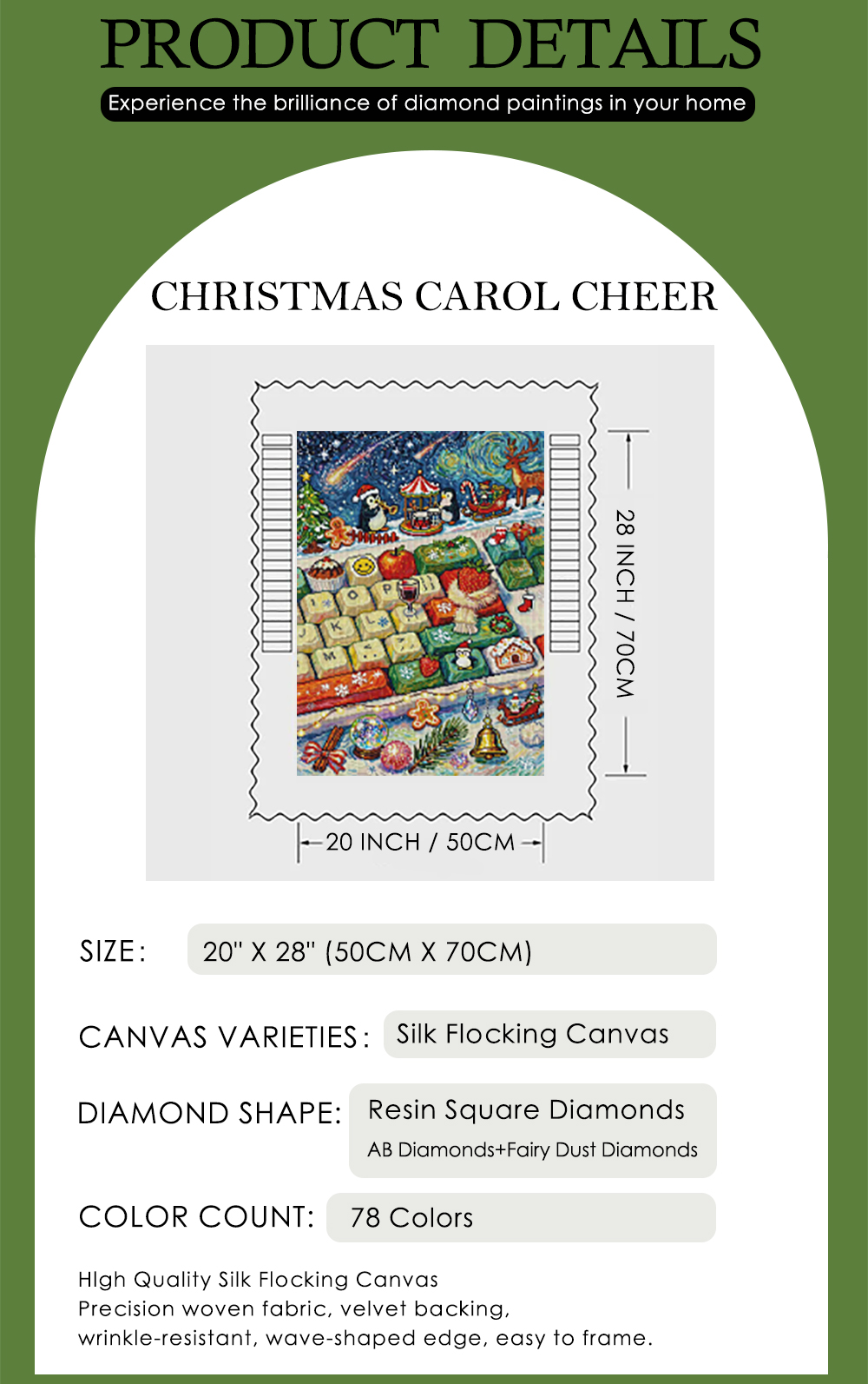 Zestaw do malowania diamentami – Art Craft For Christmas recenzja i cena