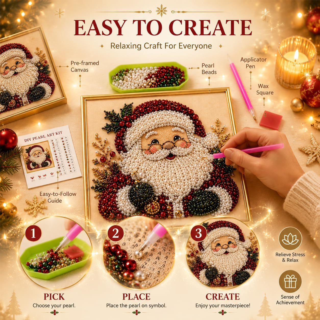 Zestaw do samodzielnego wykona – Art Craft For Christmas recenzja i cena