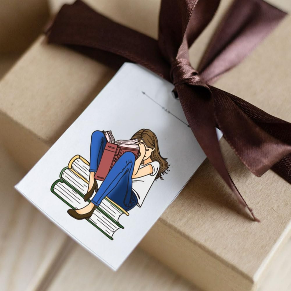 Lady and Books Clear Stamps Bo – Rubber Stamp Blank recenzja i cena