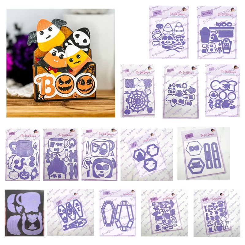 Zegar Halloween Cukierki Boo K – Rubber Stamp Blank recenzja i cena