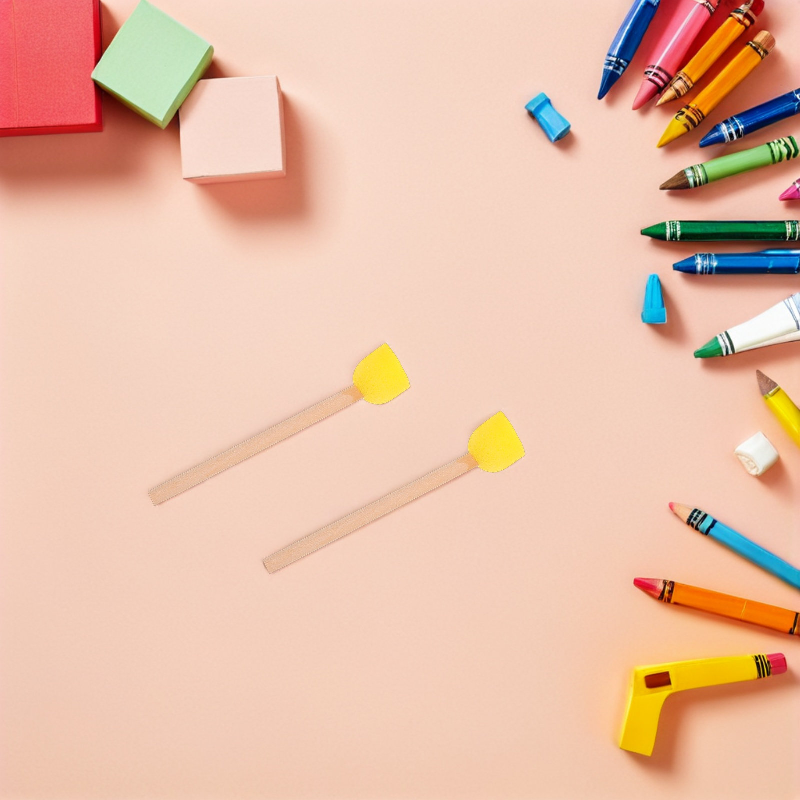 80 szt. Okrągłe pędzle gąbkowe – Art Craft For Preschoolers recenzja i cena
