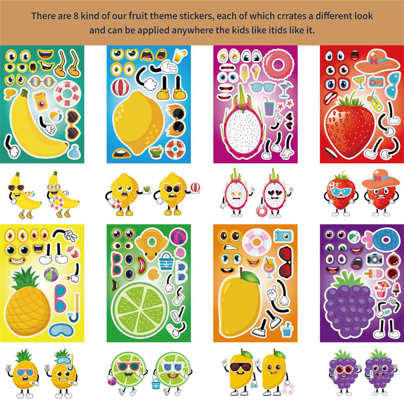 6-24 arkuszy Zrób własne nakle – Art Craft 6 Year Old recenzja i cena