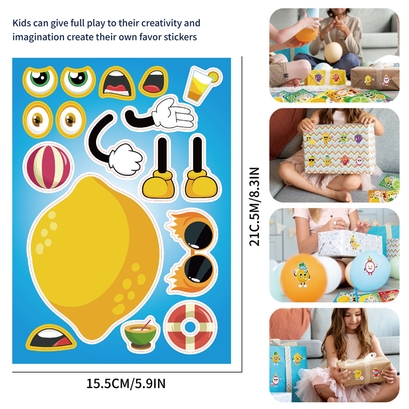 6-24 arkuszy Zrób własne nakle – Art Craft 6 Year Old recenzja i cena