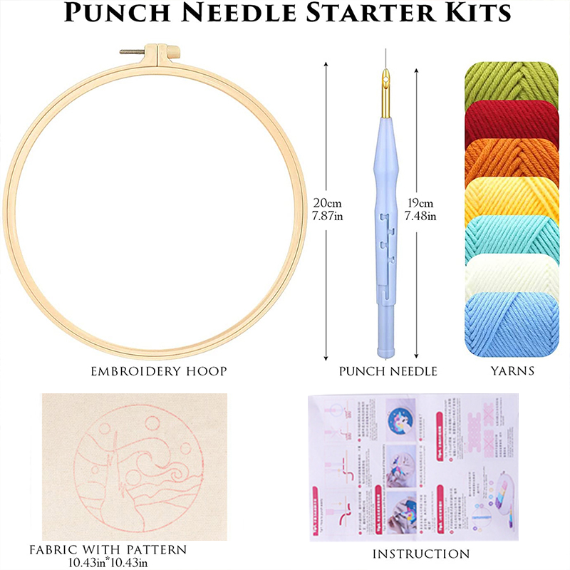 Zestaw do haftowania punch nee – Art Craft Yarn recenzja i cena