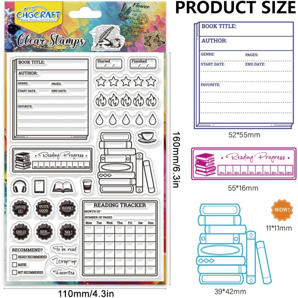 Stemple przezroczyste do pamię – Rubber Stamp Blank recenzja i cena