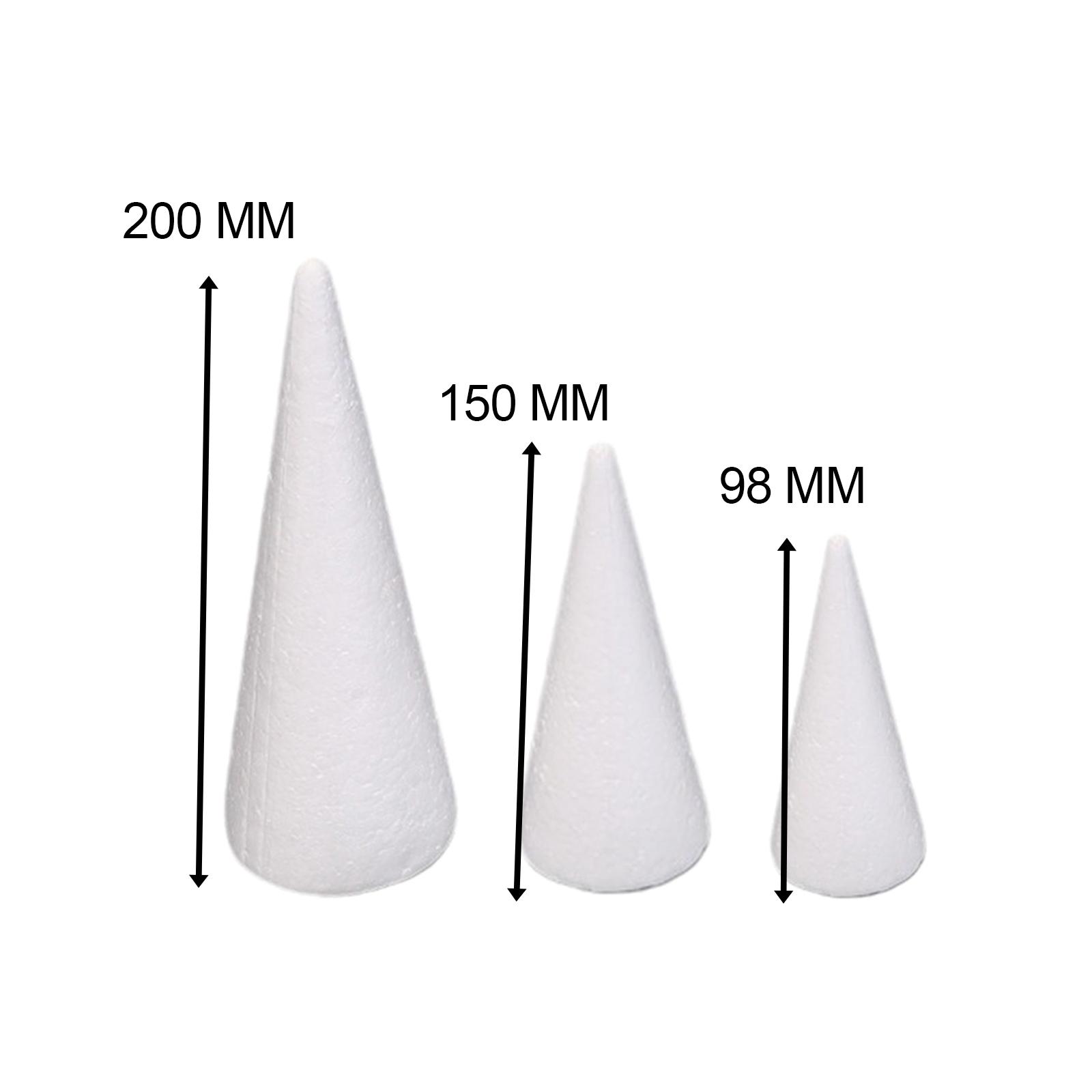 15 szt. białych stożków z pian – Art Craft For Christmas recenzja i cena