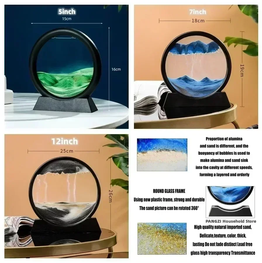 Obraz 3D z ruchomym piaskiem,  – Art Craft Earth Day recenzja i cena