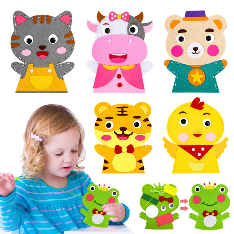 Cute Cartoon Animal Hand Puppe – Art Craft 6 Year Old recenzja i cena
