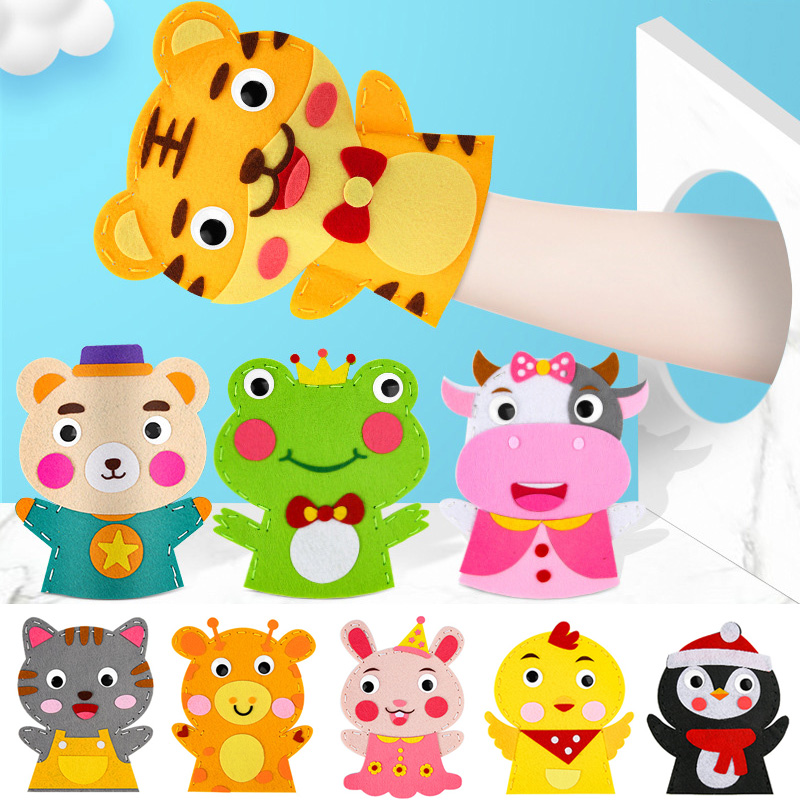Cute Cartoon Animal Hand Puppe – Art Craft 6 Year Old recenzja i cena