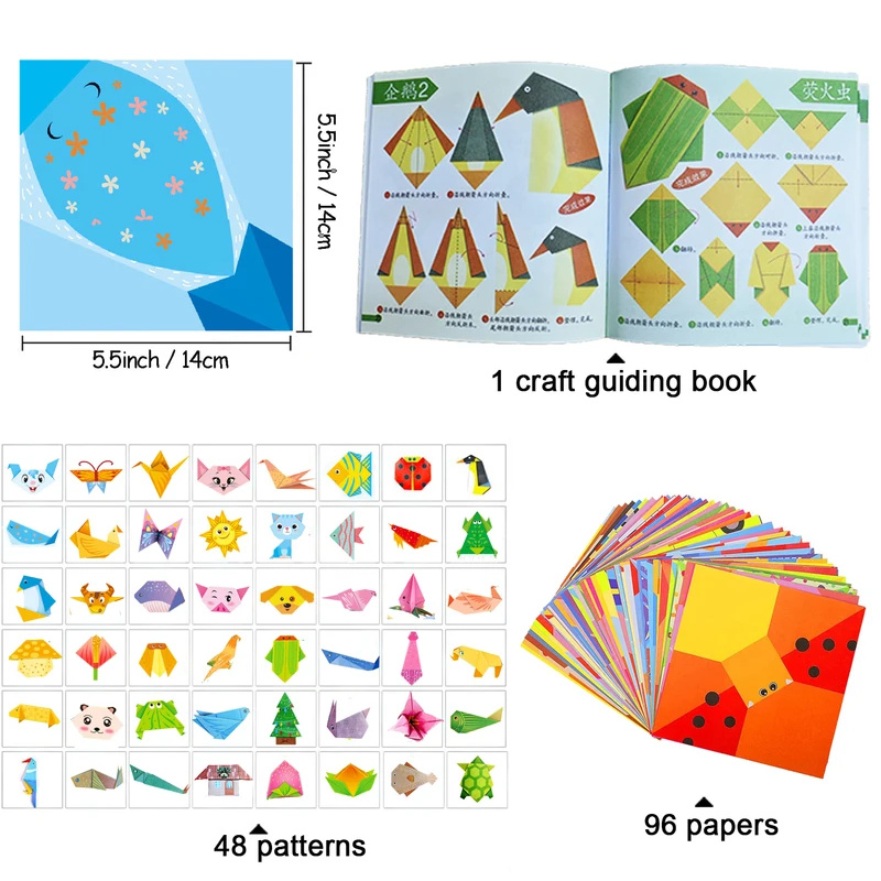 Zestaw do origami z 30/96 kart – Art Craft Book recenzja i cena