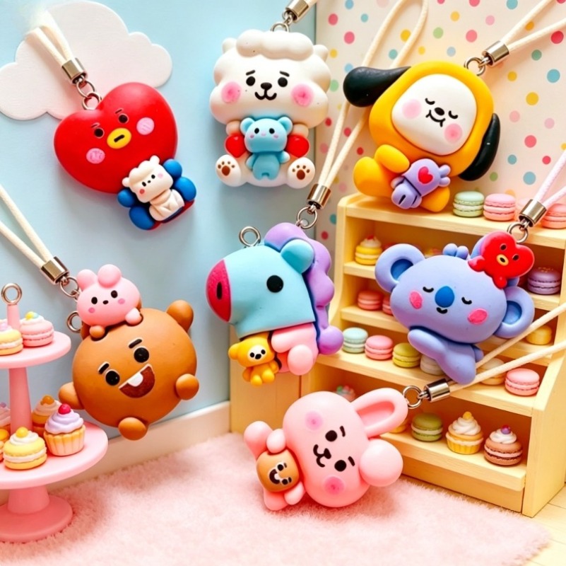 7 szt. BT21 Żywiczne Charmsy z – Art Craft Making recenzja i cena