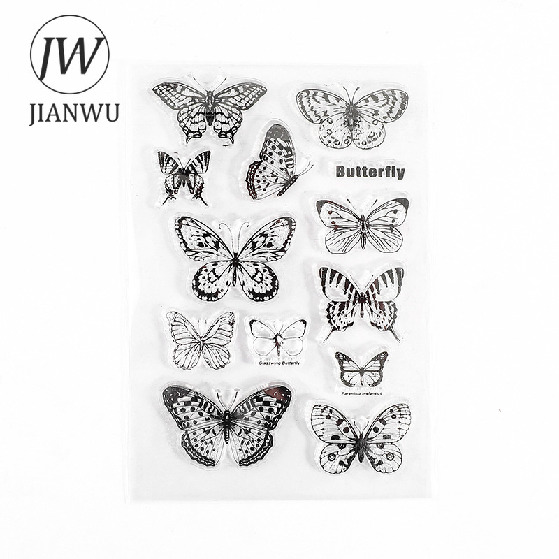 JIANWU minimalistyczny czarny  – Rubber Stamp Blank recenzja i cena