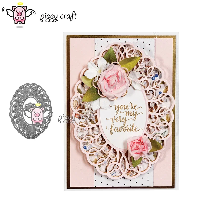 Wykrojniki metalowe Piggy Craf – Art Craft Background recenzja i cena