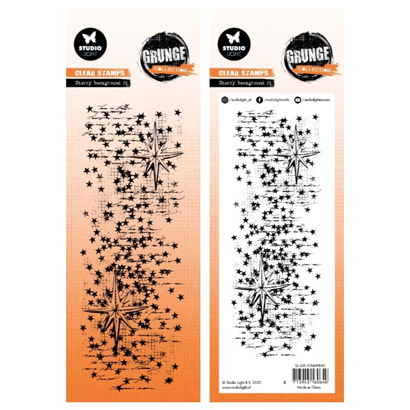 Gwiaździste tło Zimowy Święty  – Rubber Stamp Blank recenzja i cena