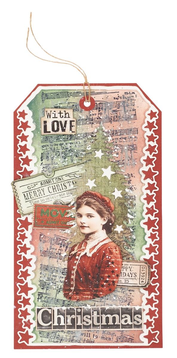 Gwiaździste tło Zimowy Święty  – Rubber Stamp Blank recenzja i cena