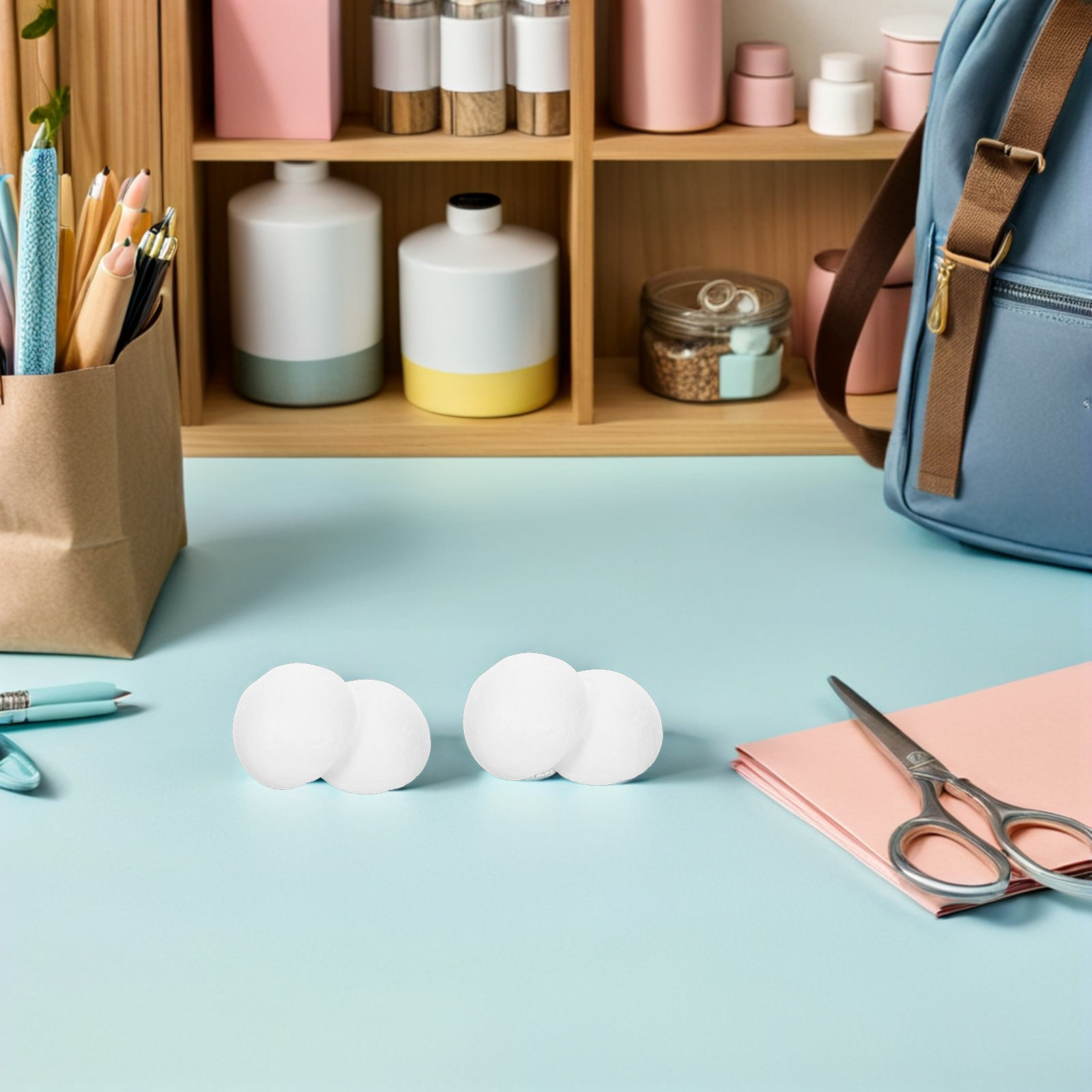 200 szt. Półkule z pianki biał – Art Craft For Preschoolers recenzja i cena