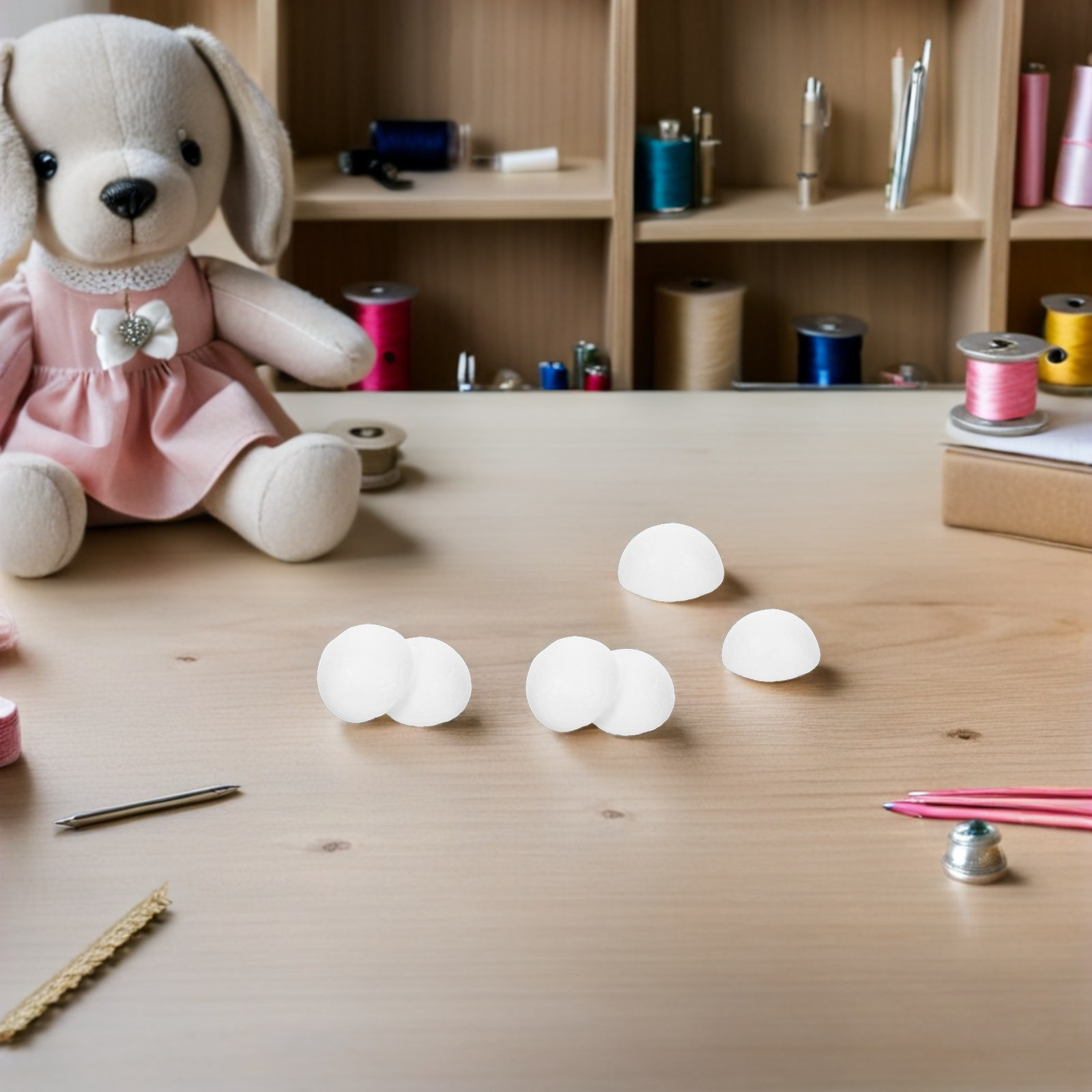 200 szt. Półkule z pianki biał – Art Craft For Preschoolers recenzja i cena