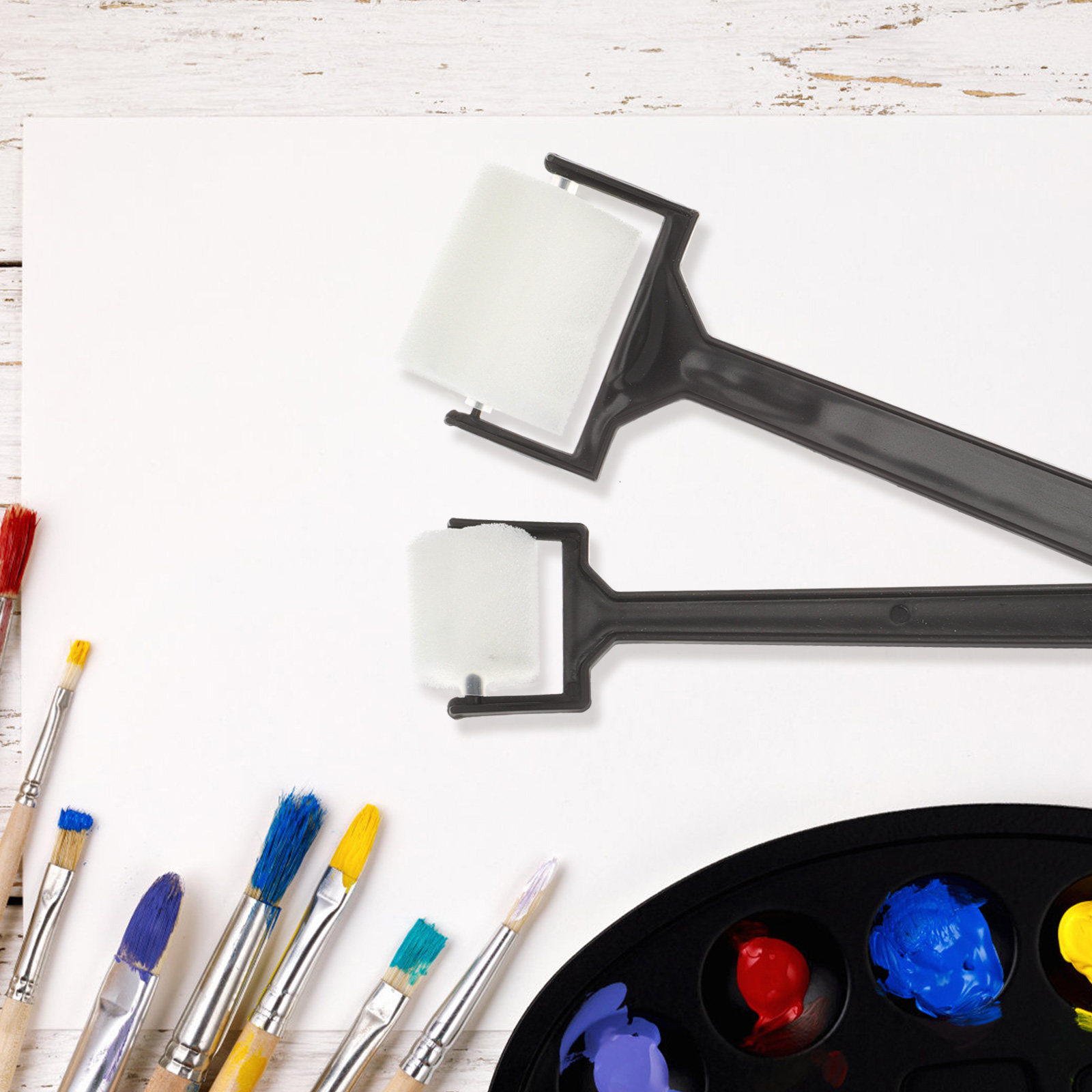15 szt. Zestaw gąbkowych pędzl – Art Craft For Preschoolers recenzja i cena