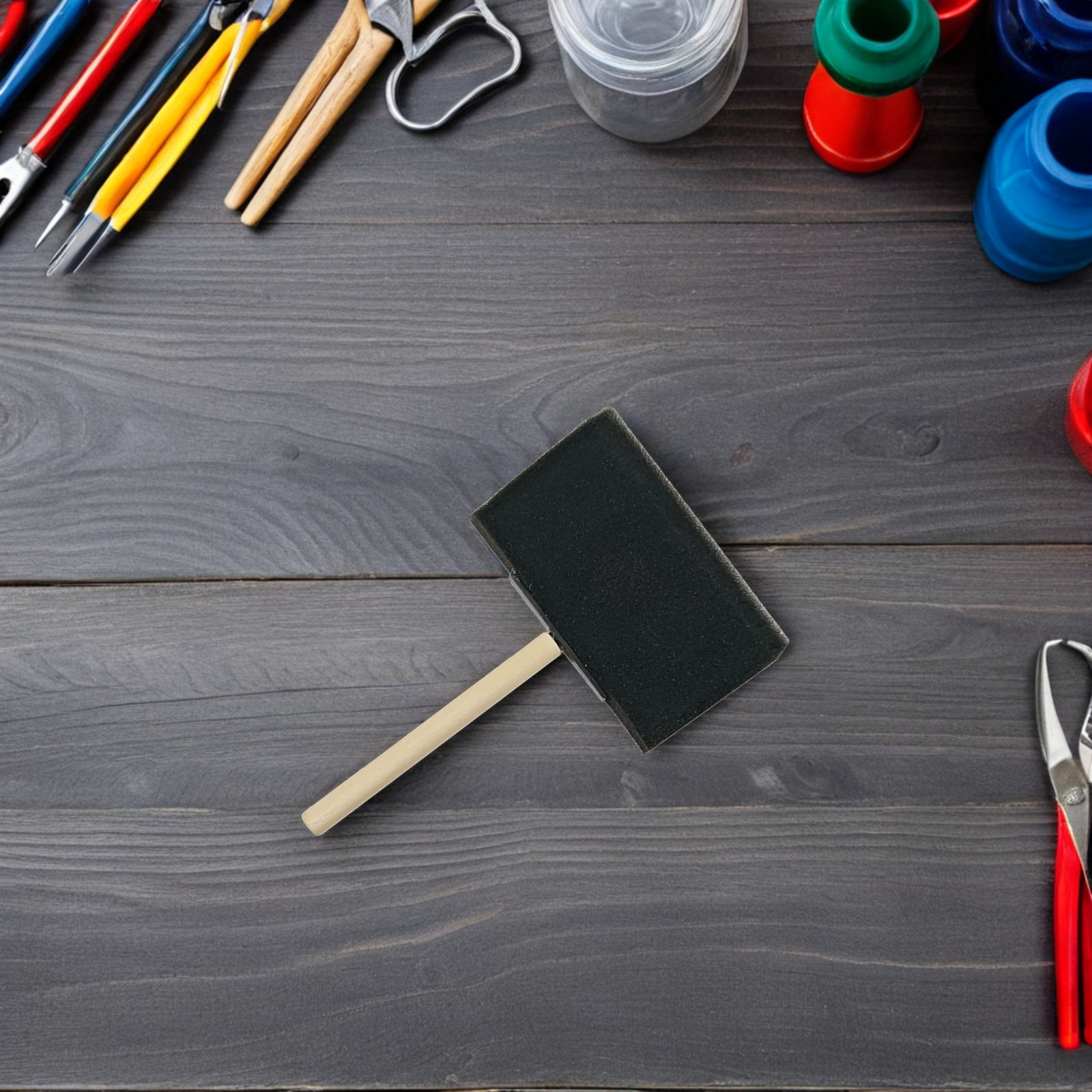 30 szt. pędzli z gąbki piankow – Art And Craft With Paint recenzja i cena