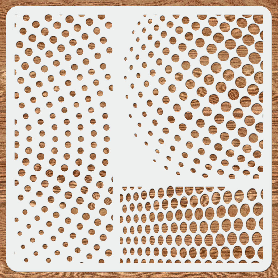 Szablon do malowania halftone  – Art Craft Background recenzja i cena