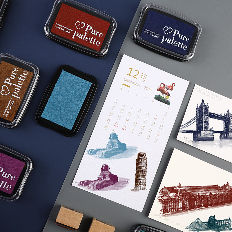 12 kolorów Duży rozmiar Vintag – Rubber Stamp Blank recenzja i cena