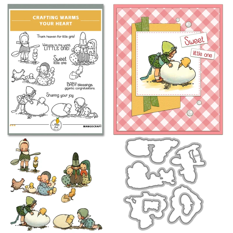 Urocze dziecięce i jajeczne ku – Rubber Stamp Blank recenzja i cena