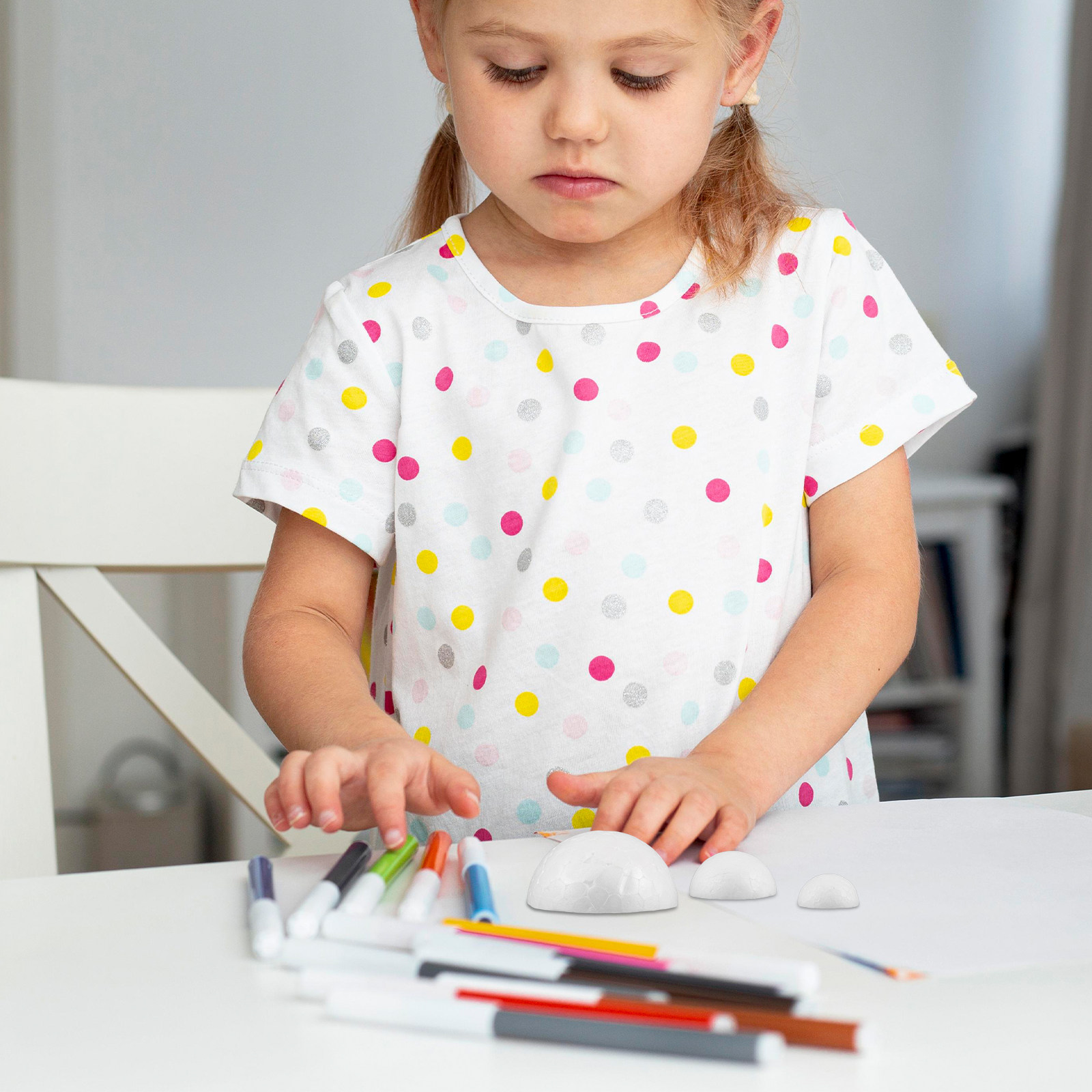 300 sztuk półkul z pianki do r – Art Craft For Preschoolers recenzja i cena